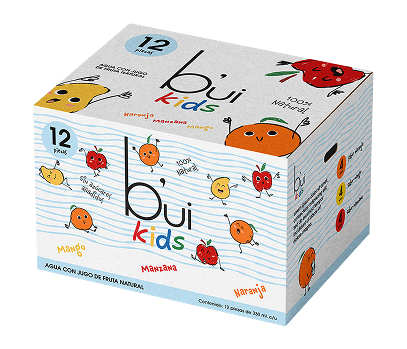Caja pack de 12 b'ui kids